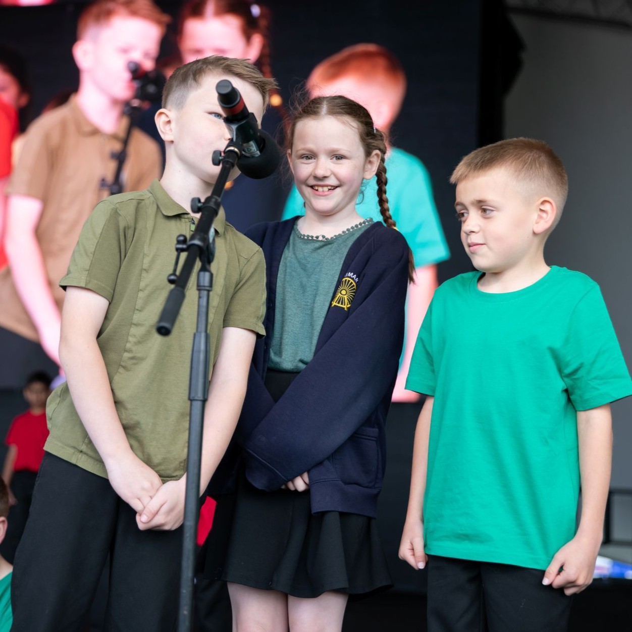 Children at the 25 Years Schools Performance