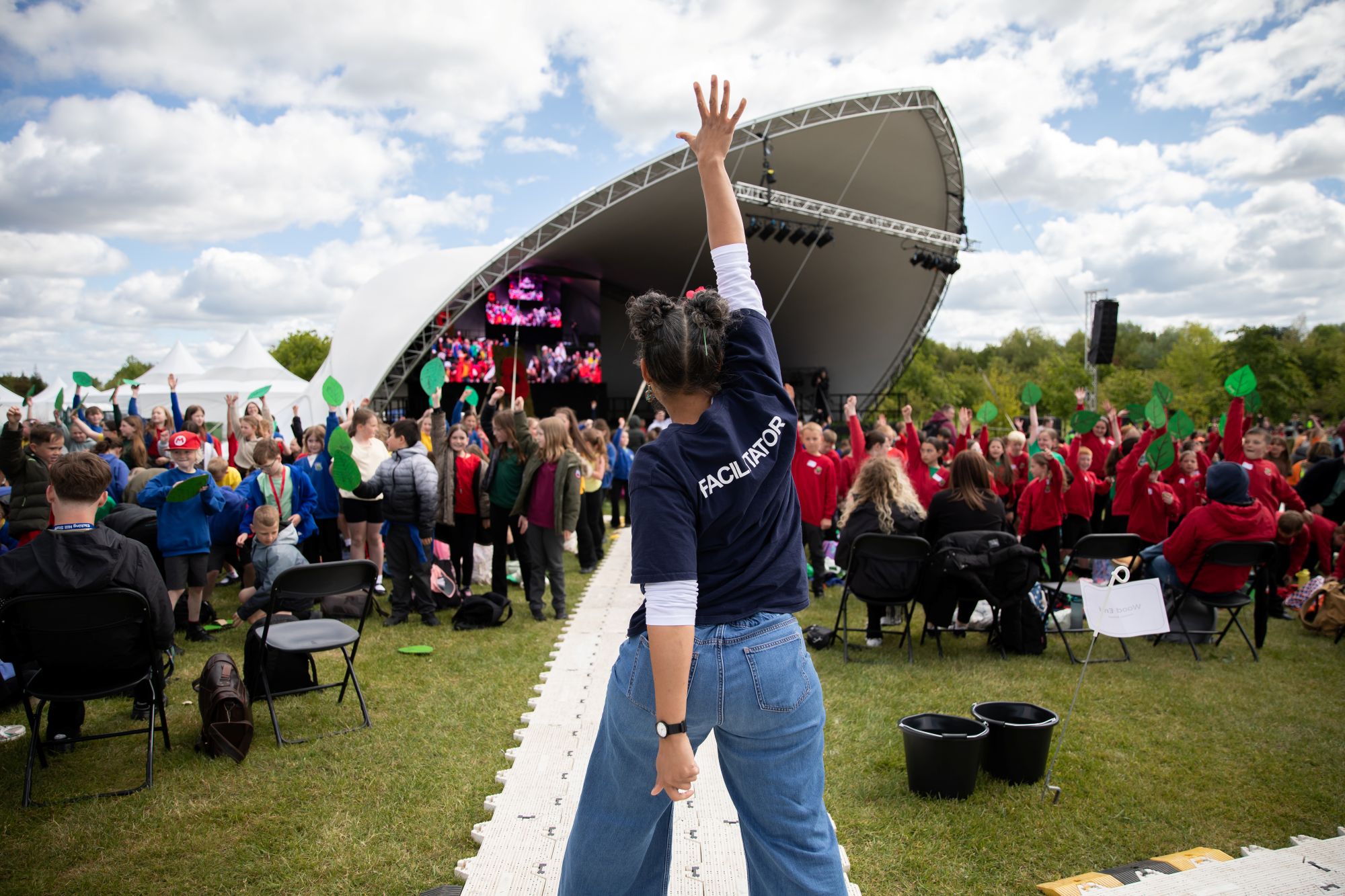 Children at the 25 Years Schools Performance