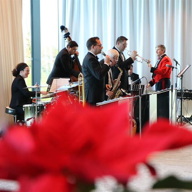 The Antonio Socci Jive and Swing Band playing at the 2018 event.