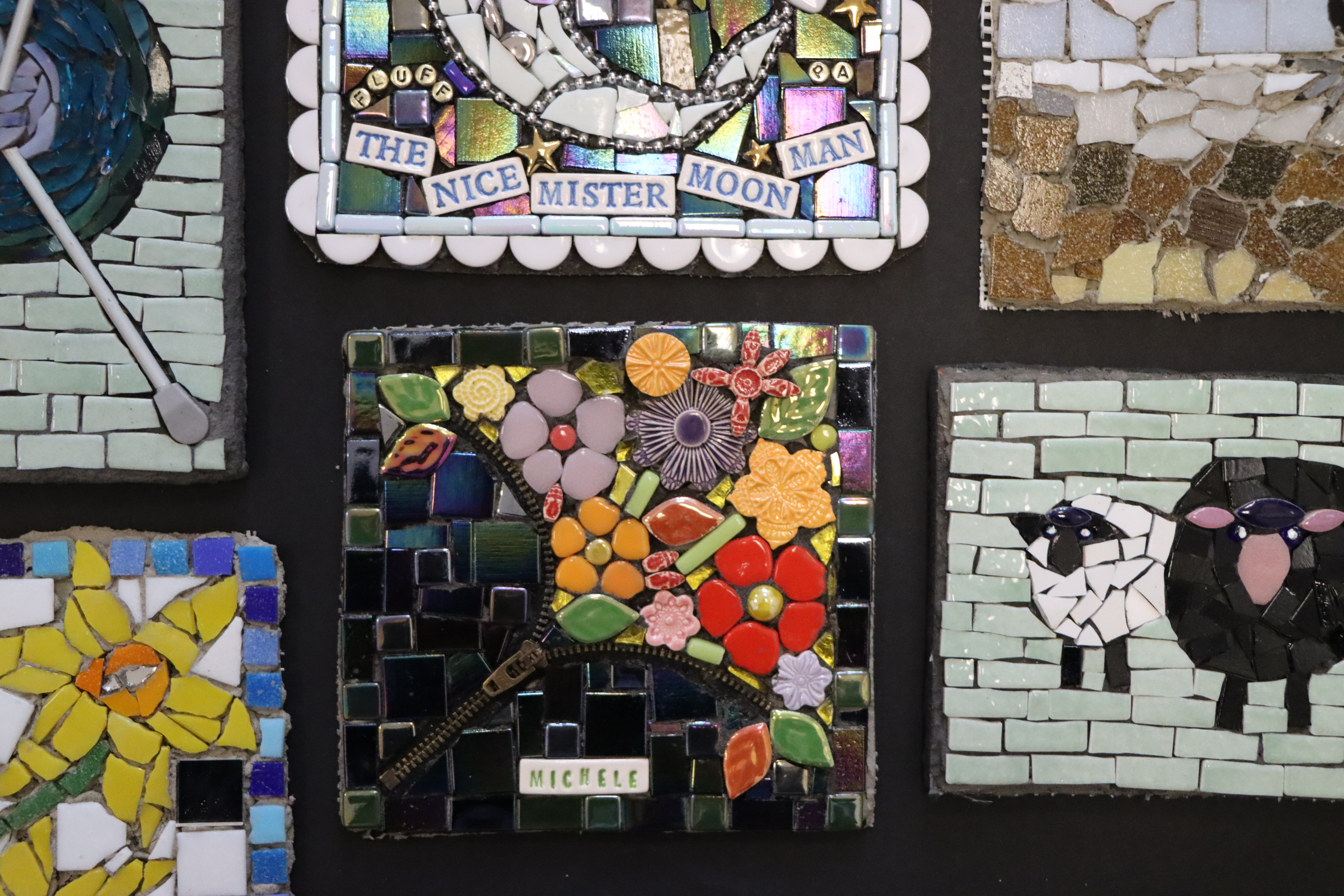 Mosaics featured in the Threads of Remembrance exhibition