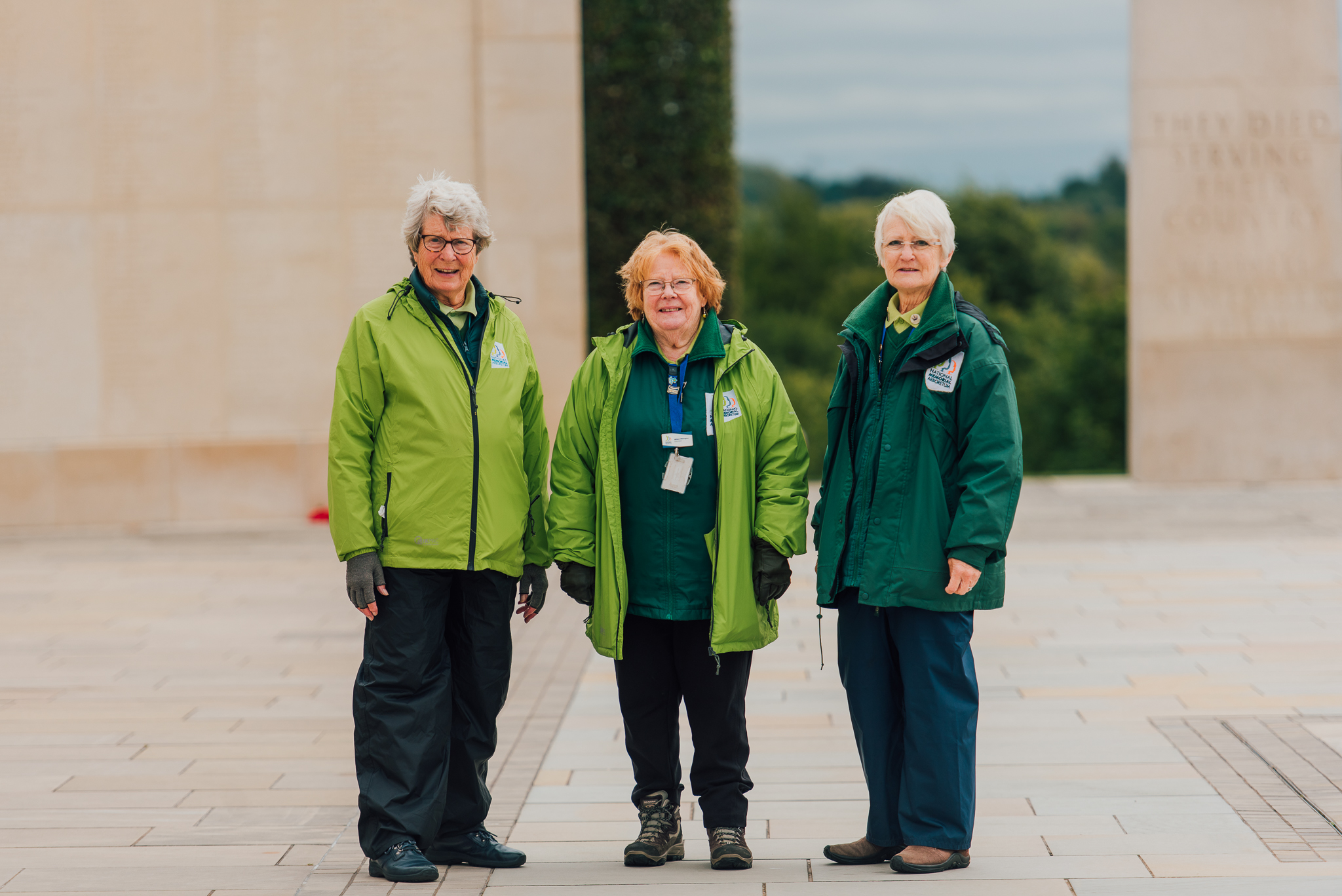 Female volunteers at the Arboretum